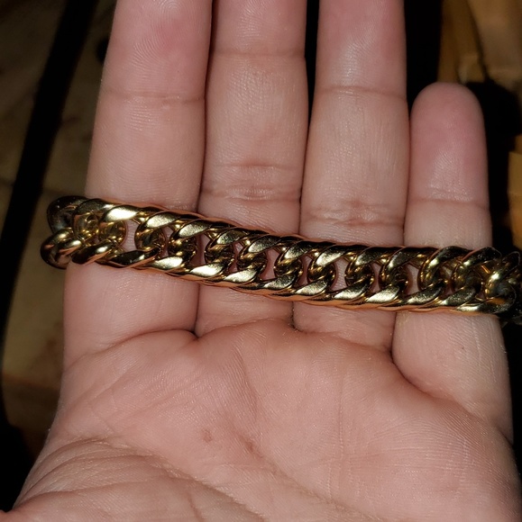 Golden Gods Cuban Link Bracelet 18k plated - Picture 3 of 4
